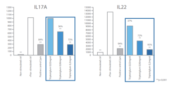 Lymphocytes T CD4+ humains stimulés par des anticorps anti-CD3 et anti-CD28
